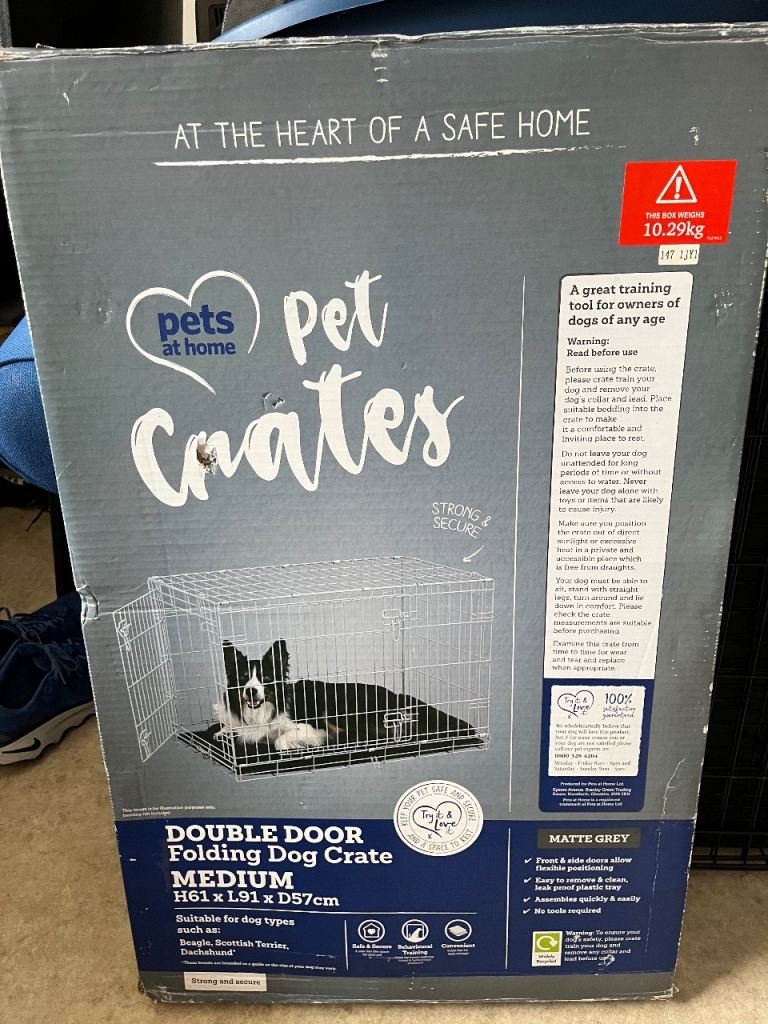 Medium size dog crate 