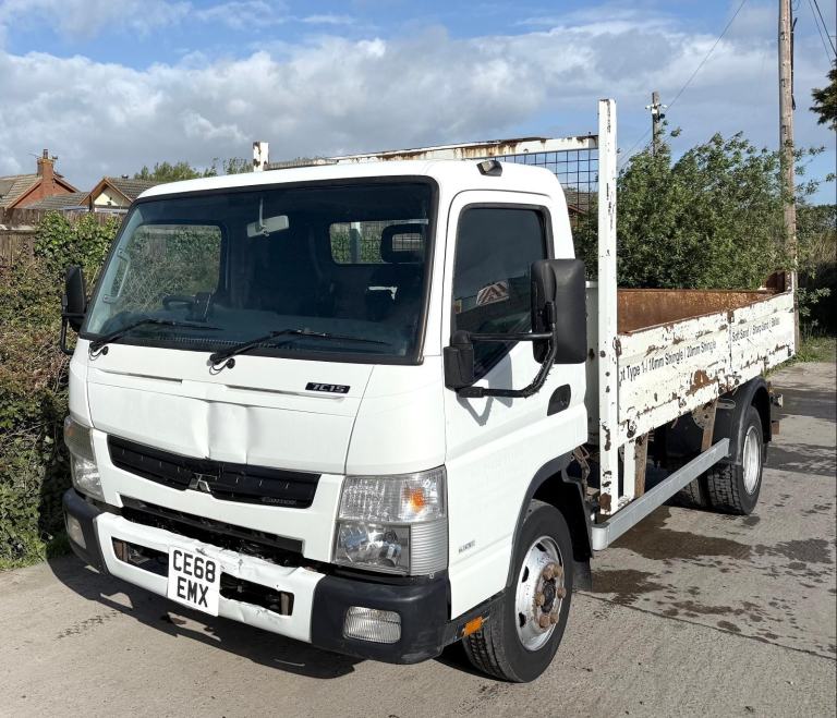 2018 MITSUBISHI CANTER 7C15 TIPPER MANUAL GEARS 3 SEATS 129,000 MILE EURO-6 ULEZ