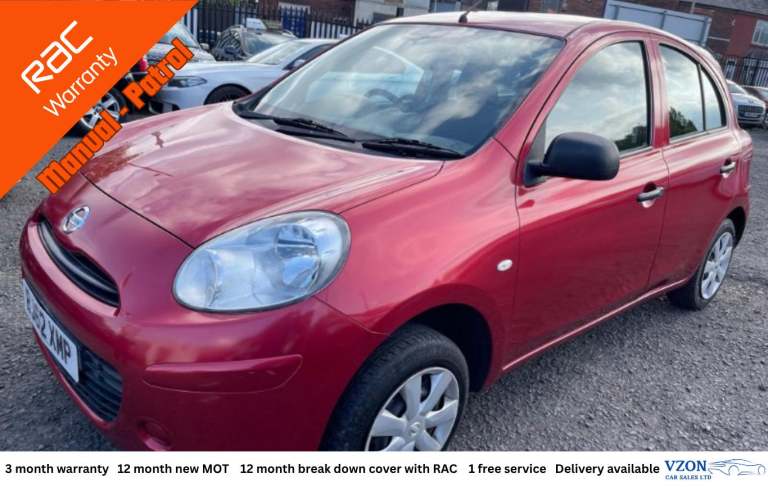 2012 Nissan Micra 1.2 12V Visia Euro 5 5dr Petrol
