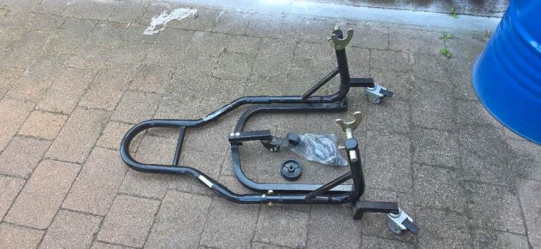 Movable Motorcycle paddock stand