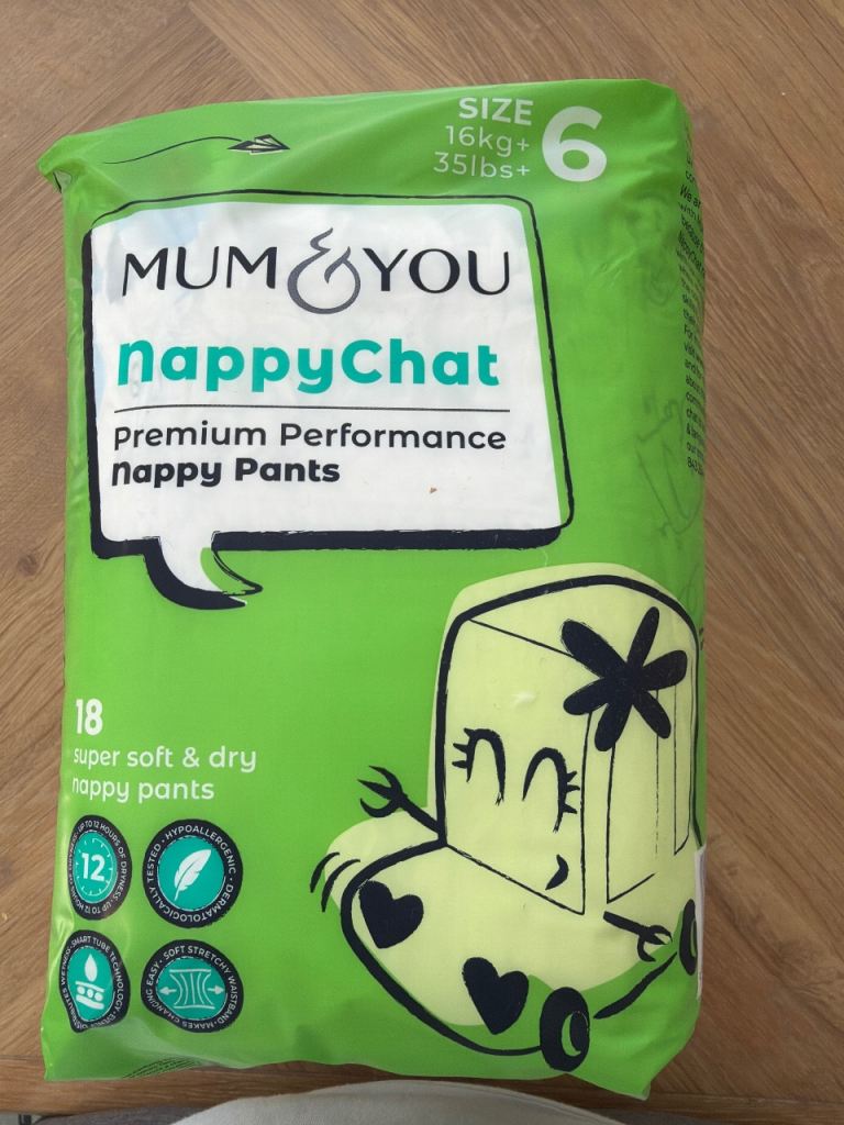 Nappies (size 6)(16kg+)