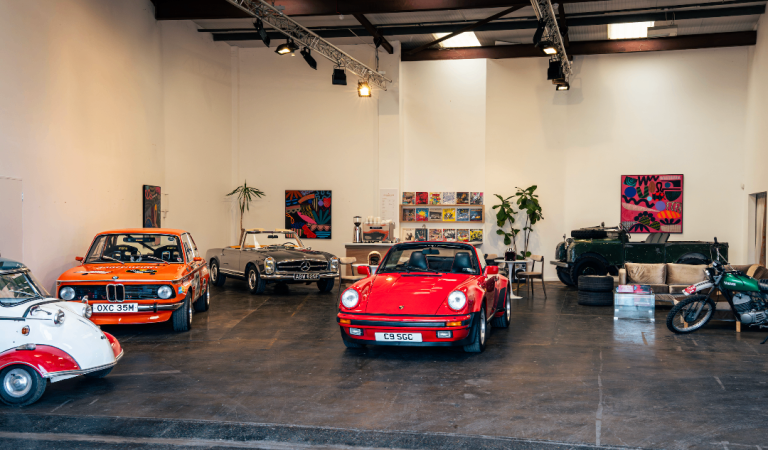 Flexible Retail and Food Space Available in Classic Car Showroom
