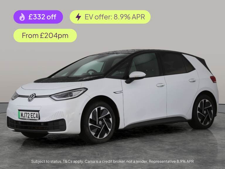 2022 Volkswagen ID.3 107KW Family Pro 58kWh 5dr Auto HATCHBACK ELECTRIC Automatic