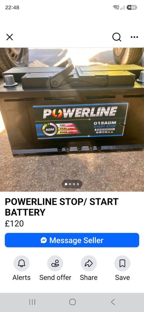 Brand new start/stop Battery