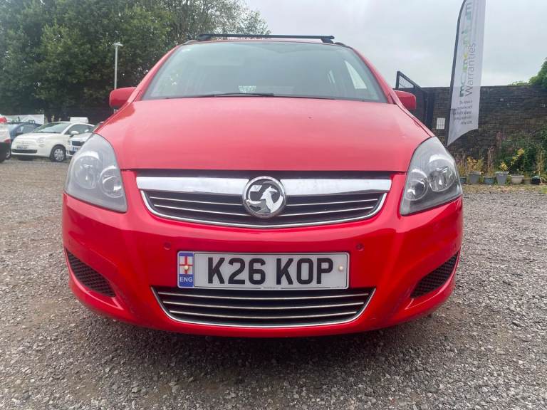 Vauxhall ZAFIRA reg included low mileage 