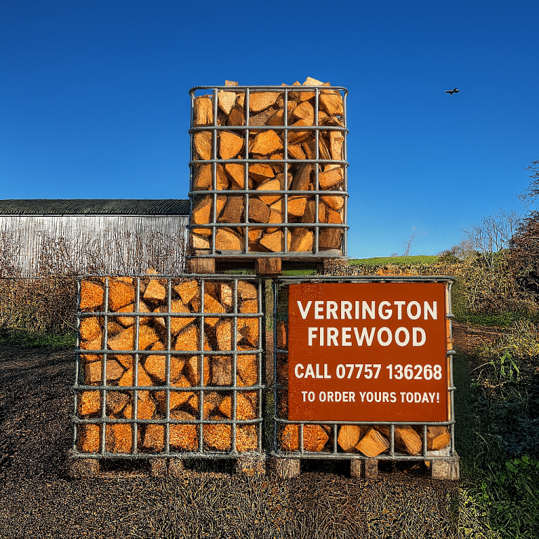 IBC Crate Approx 1.2 Cube of Logs SALE PRICE £195!