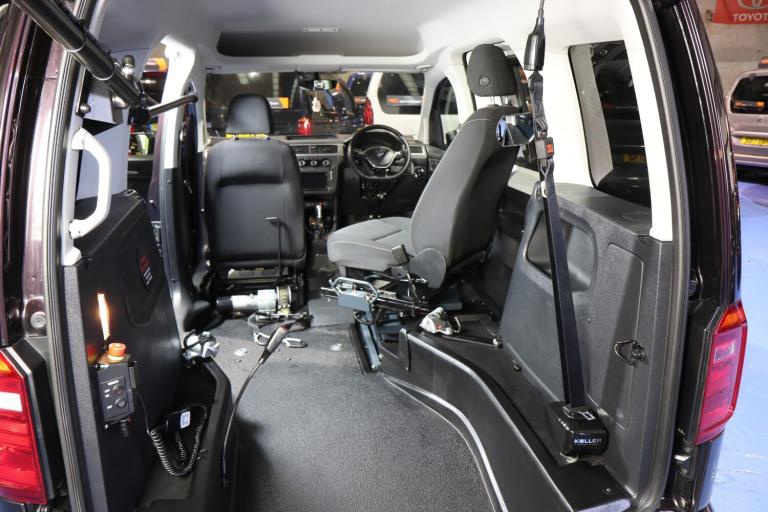 2020 Volkswagen Caddy Transfer from Wheelchair to driver car remote open 6 way seat MPV Diesel Ma...