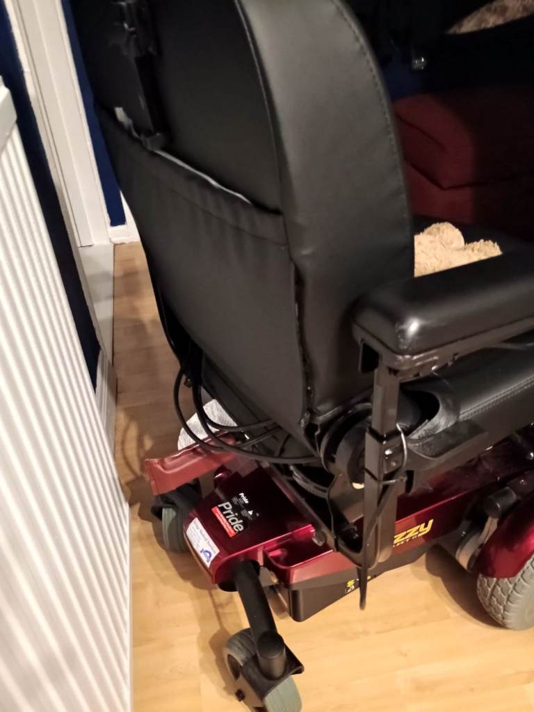 Pride Jazzy Electric Wheelchair – Red, Good Condition