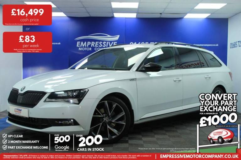 2019 19 SKODA SUPERB 2.0 TDI SPORTLINE ESTATE 5DR DIESEL DSG EURO 6 (S/S) (190 P