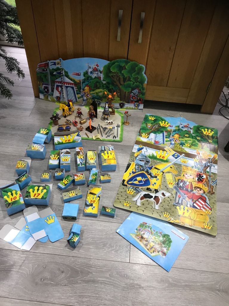 Playmobil Knights calendar. 