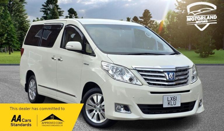 2012 Toyota Alphard 2.4L HYBRID AUTO 7 SEATS 5 DR Hybrid Automatic