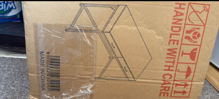 New Wooden Desk with Drawers – Still Boxed