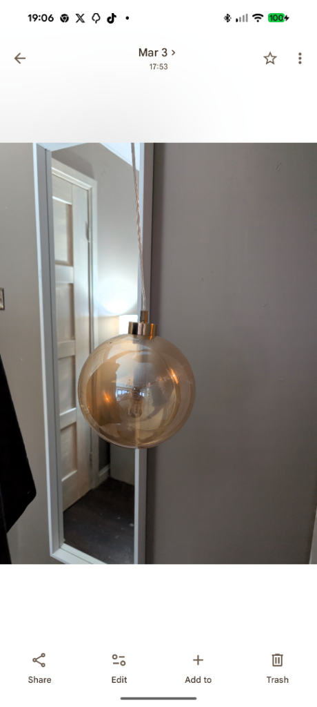 Pair of ceiling lanterns - free Glasgow delivery