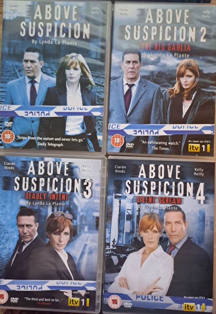 Above Suspicion by Lynda La Plante DVD Seasons 1-4