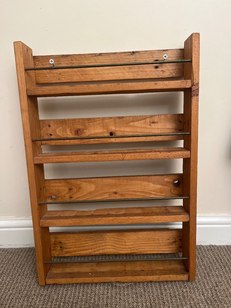 Wooden spice rack 