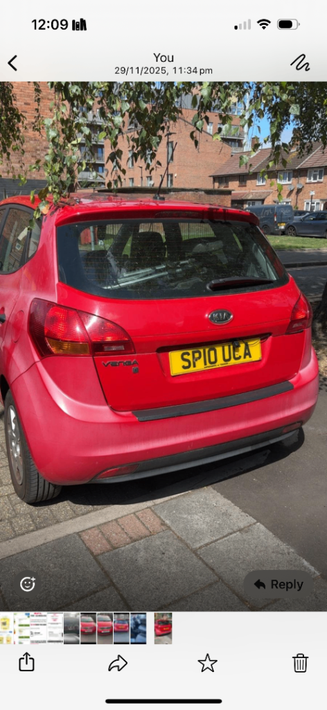 Kia, VENGA, Hatchback, 2010, Manual, 1396 (cc), 5 doors