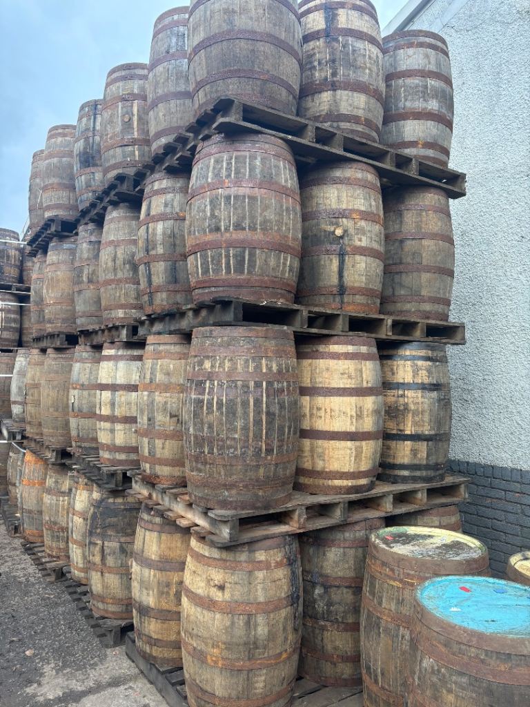 Whisky barrels 