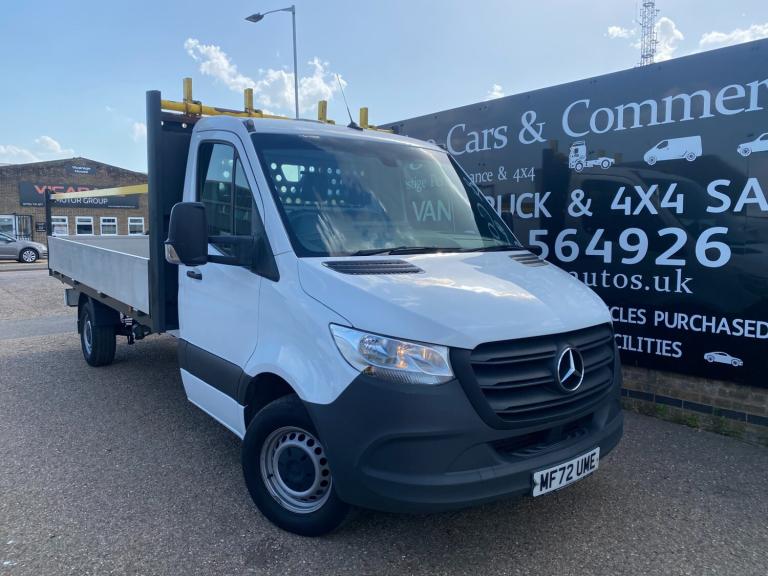 2022 Mercedes-Benz Sprinter 315 CDI 2.0 150 PROGRESSIVE LWB L3 AUTOMATIC 9-G DROPSIDE 187K FSH AI...