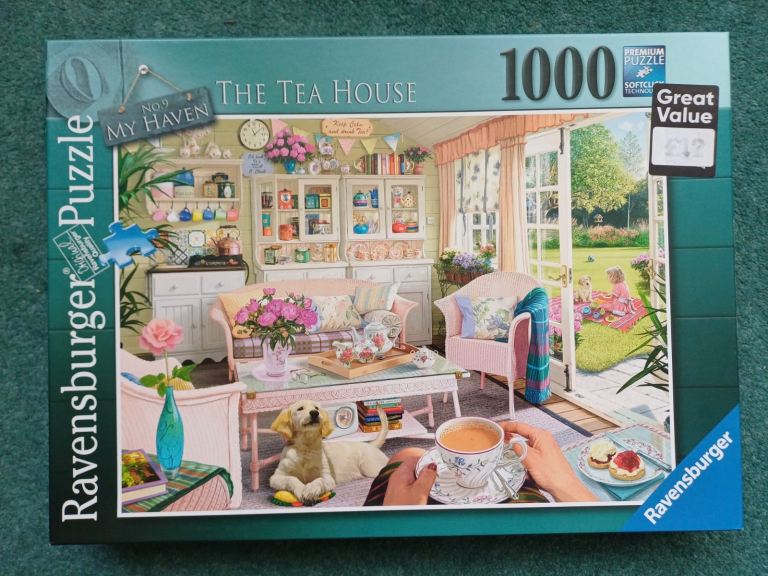 Ravensburger-The Tea House-1000 piece jigsaw puzzle 