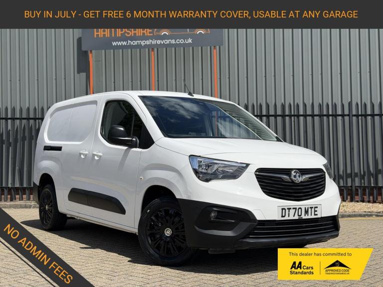 2021 Vauxhall Combo 1.5 Turbo D 2300 Edition Panel Van 4dr Diesel Auto L2 H1 Euro 6 (s/s) (130  P...