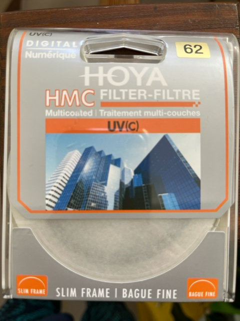 HOYA 62MM HMC MULTICOATED UV(C) FILTER