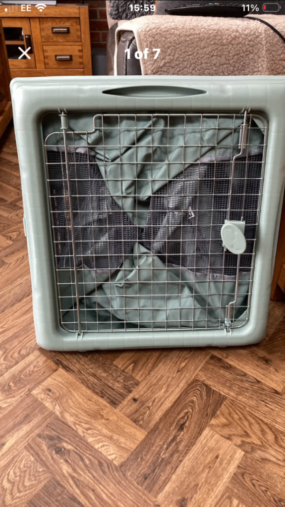 Lightweight Folding Dog / Puppy / Cat / Kitten Crate 