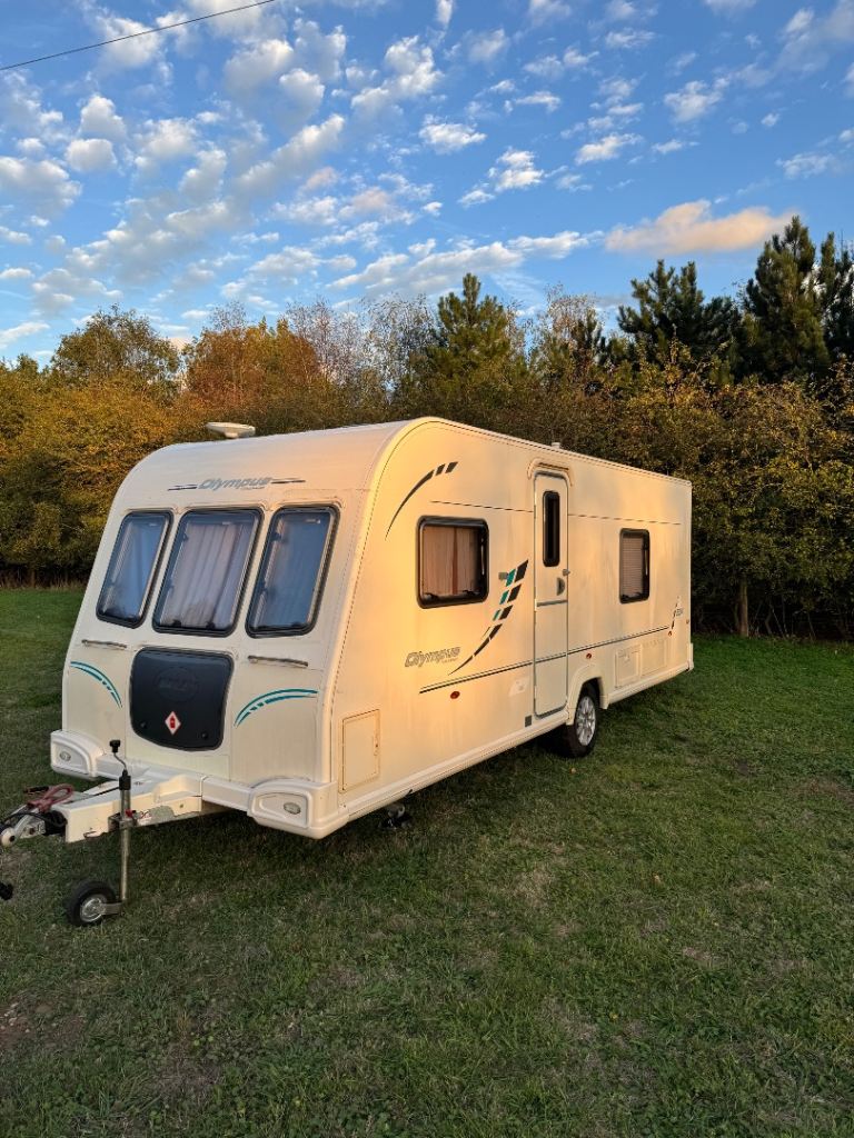 Bailey Olympus 534 Fixed Bed 4 Berth Caravan
