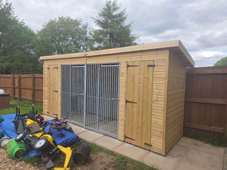 Duo dog kennel