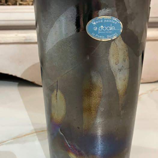 Poole Pottery "Zen" Vase signed B -Very good condition 