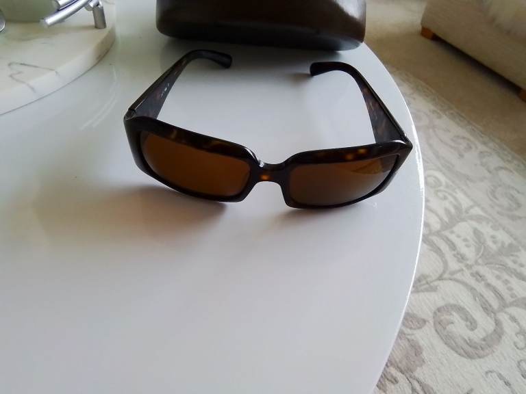 Sunglasses By Designer Miu Miu In Brown Tortoise Shell 