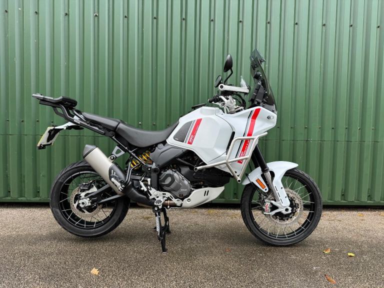 Ducati Desert X 2023 White 6k FDSH with 3 Services Many Accessories Fitted