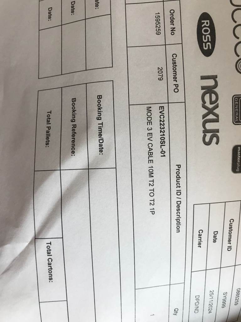 3 Double Rolec chargers plus extra cable