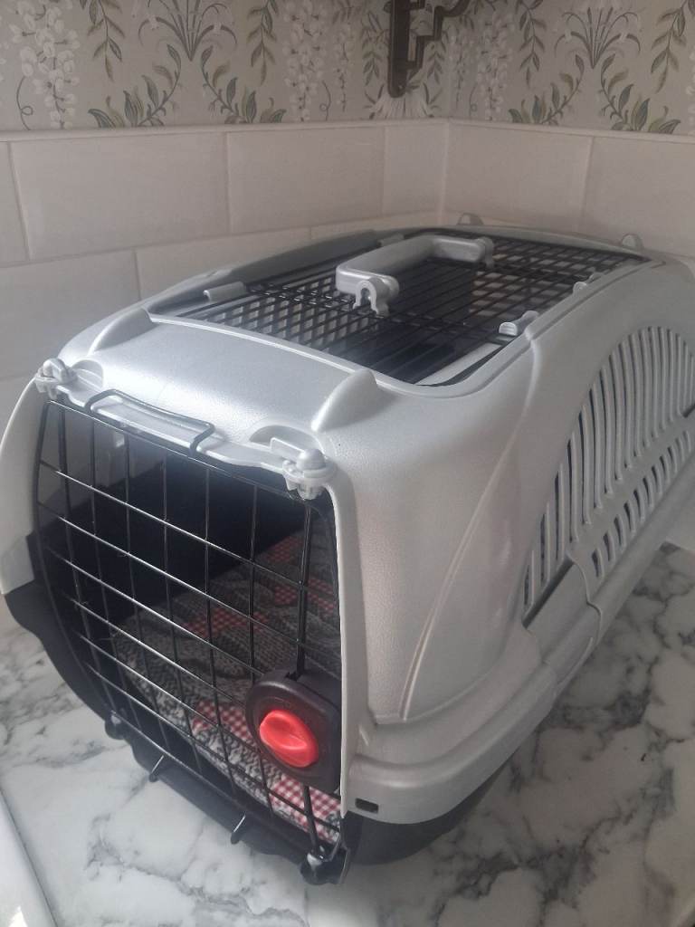 Animal pet cat puppy transporter cage 