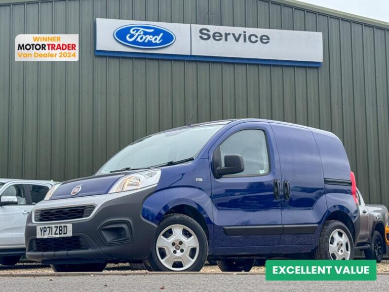 2021 Fiat Fiorino SWB L1H1 [SOLD MT] Low Roof Tecnico Nav Sensors EURO 6 NO VAT Panel Van Diesel ...