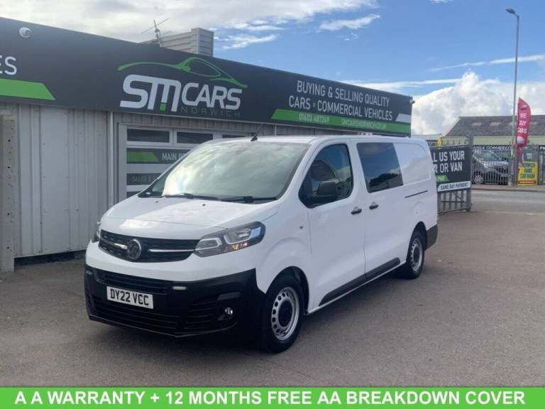 2022 Vauxhall Vivaro 2.0 Turbo D 3100 Dynamic Crew Van Double Cab 6dr Diesel Manual L2 H1 Euro 6 ...