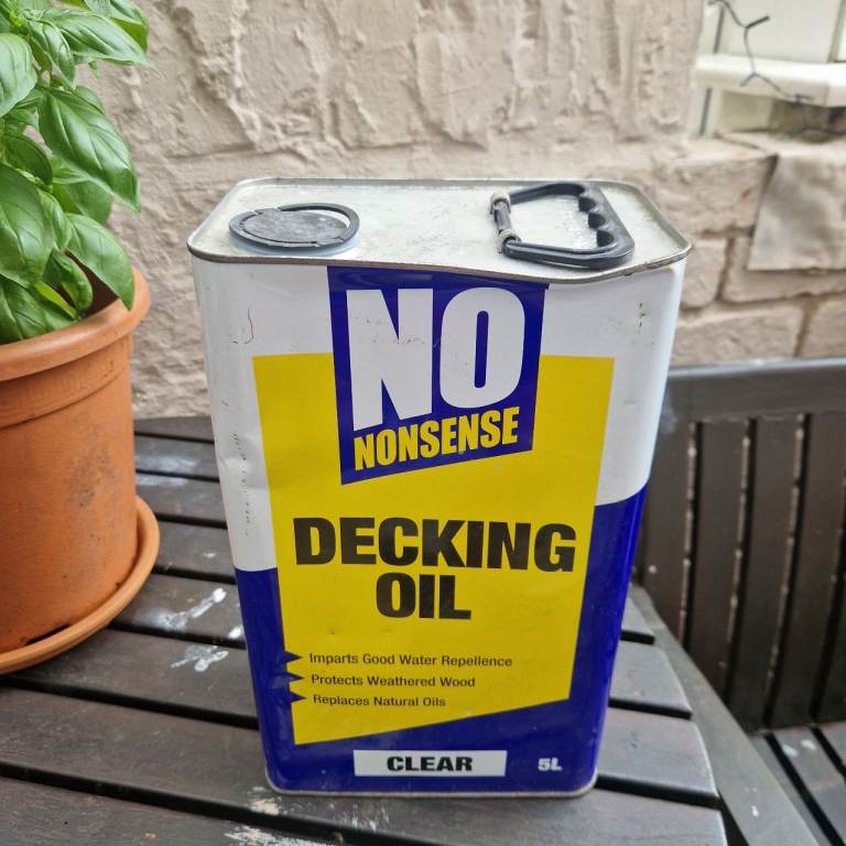***FREE*** No Nonsense Clear Decking Oil 5L – Brand New