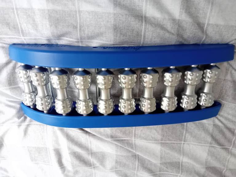 Blue Manual Body Massager Roller – Good Condition