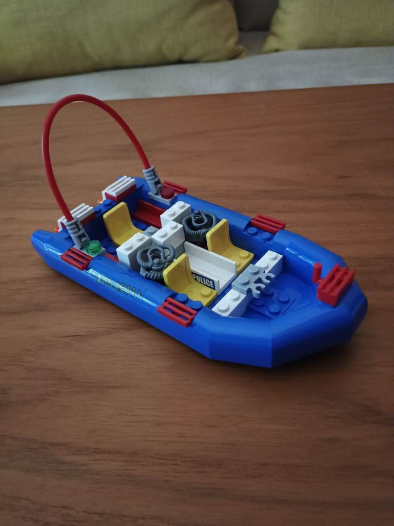 Lego dinghy. 