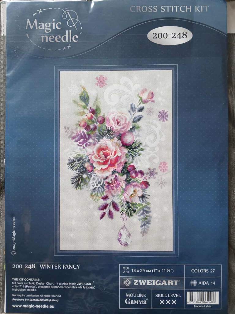Magic Needle Winter Fancy counted cross stitch kit, brand new