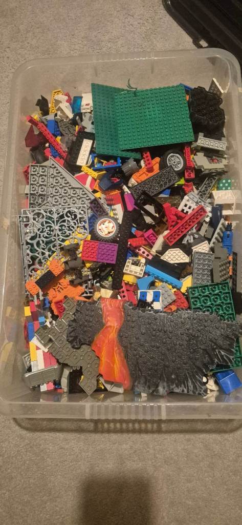 Big box of lego + blox