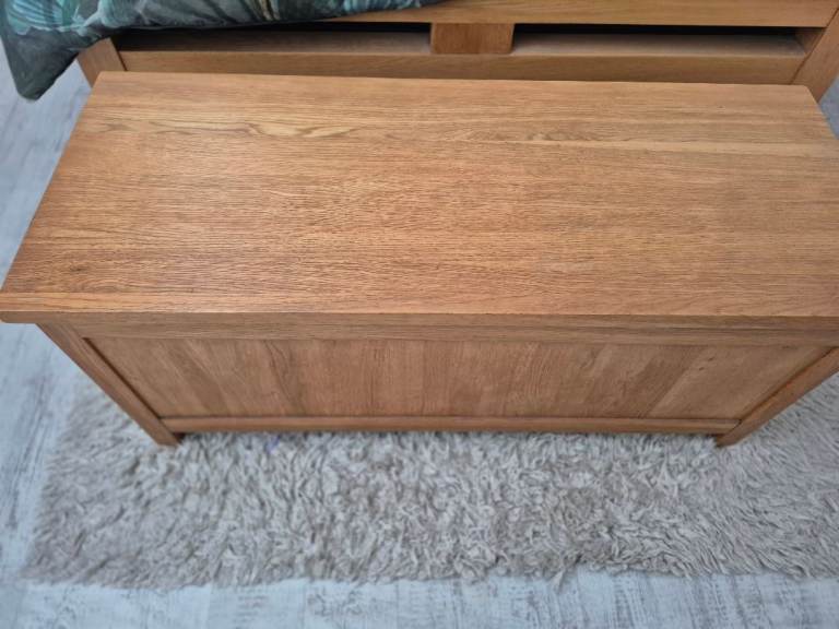 Solid Wood Storage Chest / Blanket Box – Good Condition