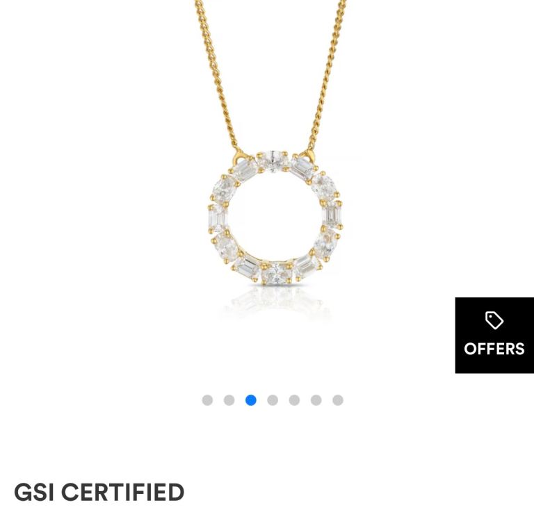 0.5ct diamond necklace