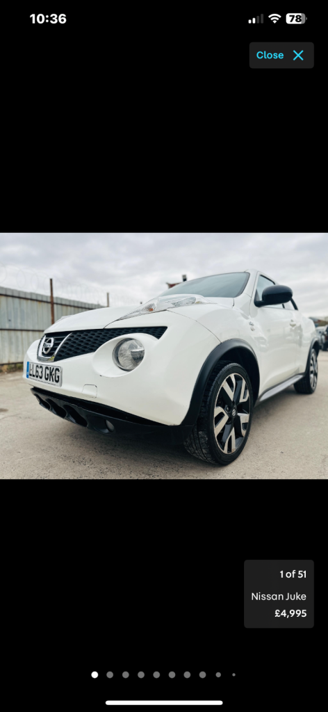 Nissan Juke automatic recently full service  Mot July 2026 