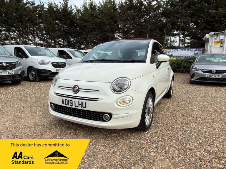 2019 Fiat 500C 1.2 Lounge Dualogic Euro 6 (s/s) 2dr CONVERTIBLE Petrol Automatic