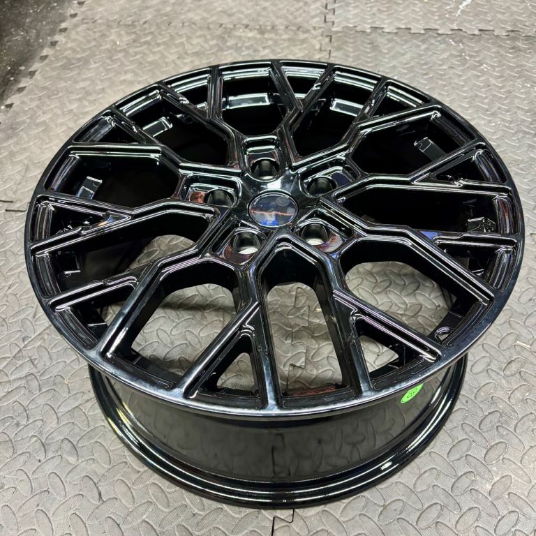 Set 18” 5x120 Load Rated Alloys New Black Wheels VW Transporter T5 T6 