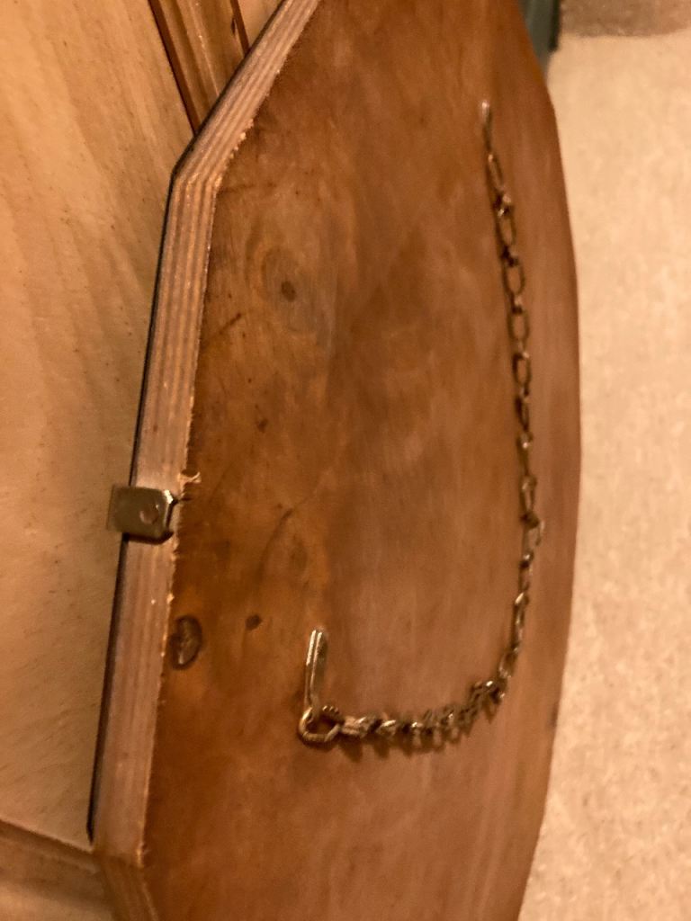 Vintage bevel edged mirror