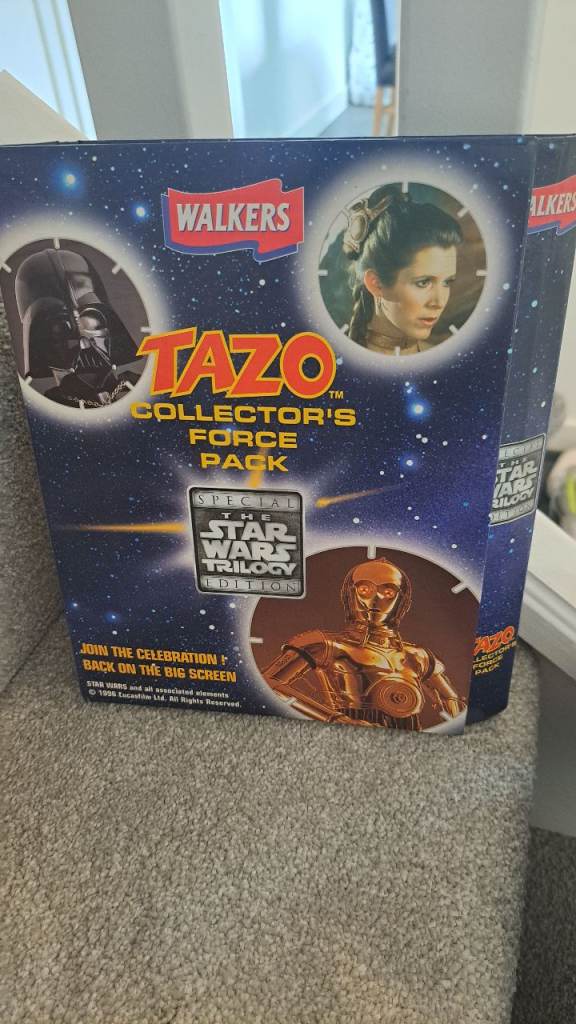 Walkers Tazo Collector's Force Pack Star Wars Trilogy - Good Condition