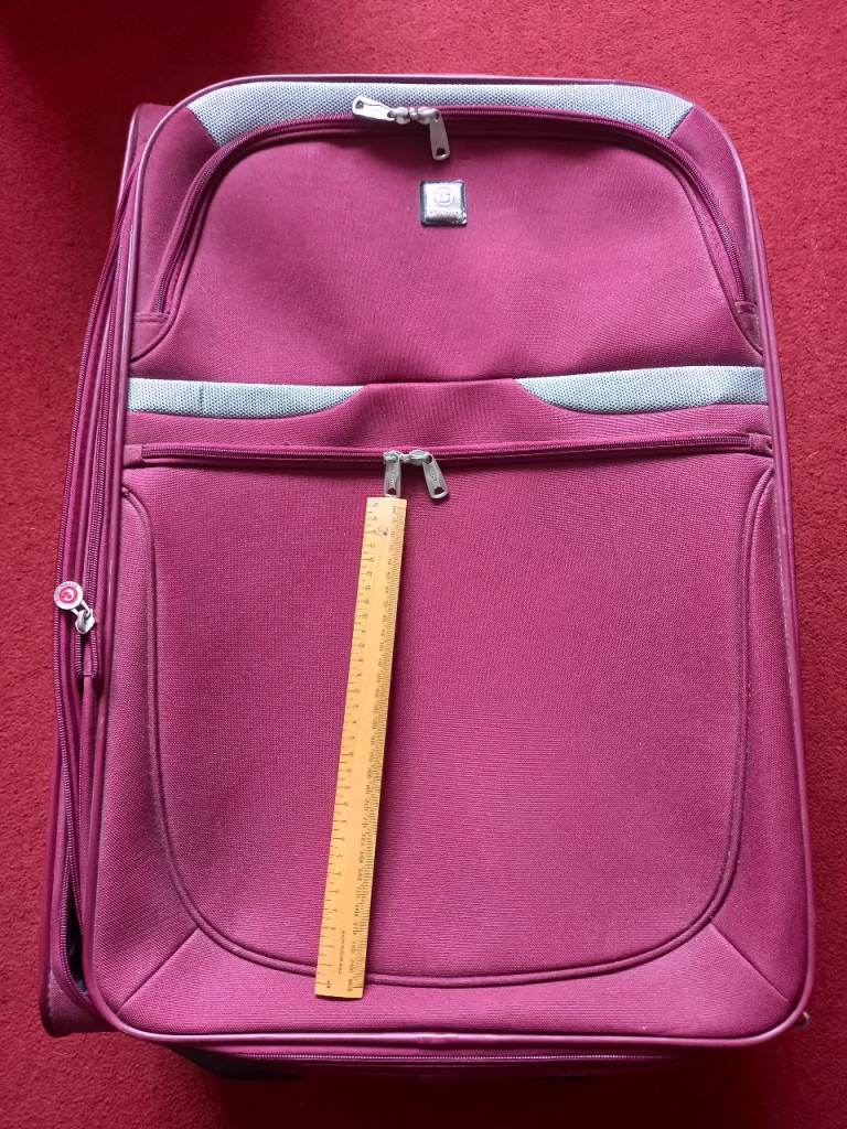 Suitcase for holidays in the sun