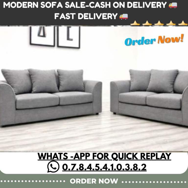 Luxury Sofas – Elegant Comfort for Your Living Room L shape 3 Seater 2 Seater