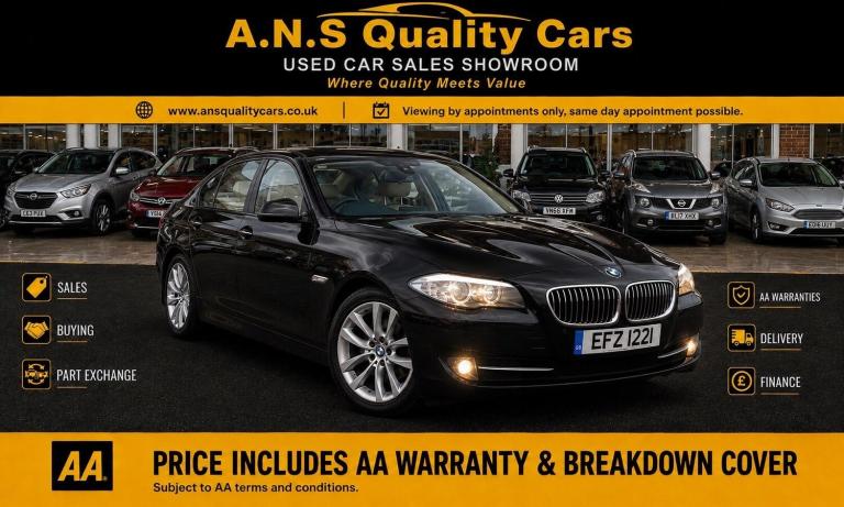 2010 BMW 5 Series 523i SE 4dr Step Auto SALOON PETROL Automatic